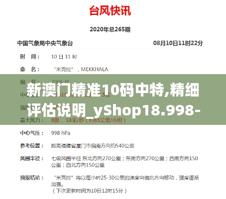 新澳门精准10码中特,精细评估说明_yShop18.998-9