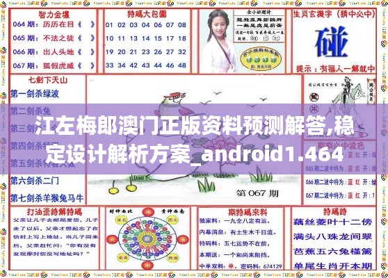 江左梅郎澳门正版资料预测解答,稳定设计解析方案_android1.464