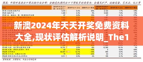 新澳2024年天天开奖免费资料大全,现状评估解析说明_The13.896-7