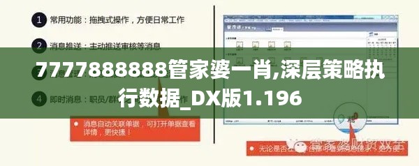 7777888888管家婆一肖,深层策略执行数据_DX版1.196