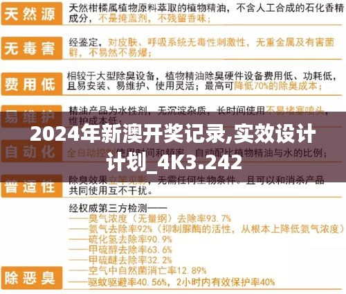2024年新澳开奖记录,实效设计计划_4K3.242