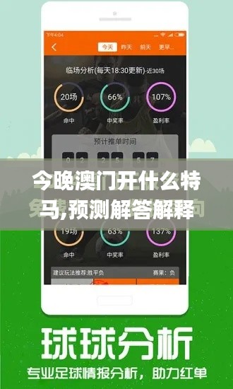 今晚澳门开什么特马,预测解答解释落实_入门版6.420
