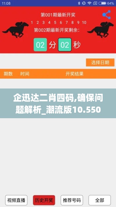 企迅达二肖四码,确保问题解析_潮流版10.550