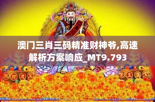 澳门三肖三码精准财神爷,高速解析方案响应_MT9.793