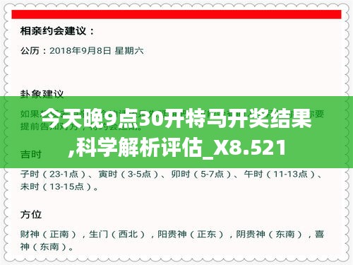 今天晚9点30开特马开奖结果,科学解析评估_X8.521