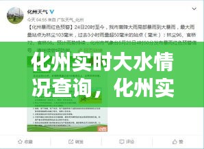 化州实时大水情况查询，掌握最新水情，助力应对自然灾害