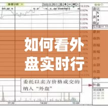 外盘实时行情图片观看指南，步骤、技巧与应用