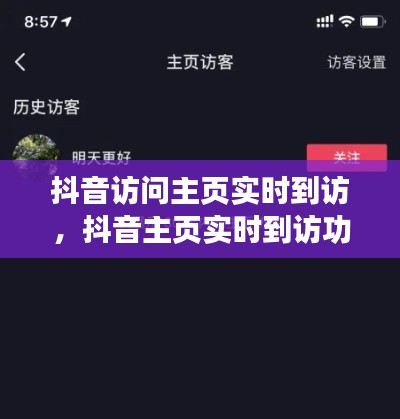 抖音主页实时到访功能揭秘，探索背后的秘密与影响