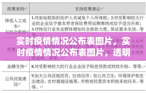 实时疫情公布表图片，透明公开，共同抗击疫情