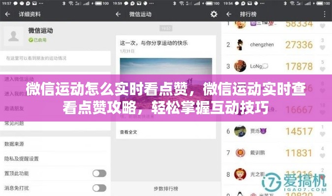 微信运动实时查看点赞攻略，轻松掌握互动技巧