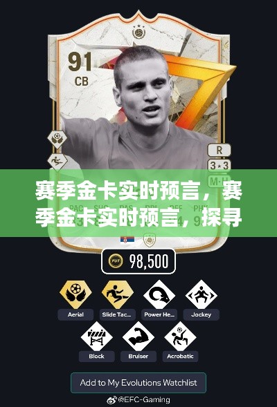 赛季金卡实时预言，探寻未来足球赛季明星与趋势的预测报告
