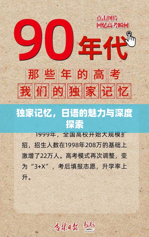 独家记忆，日语的魅力与深度探索
