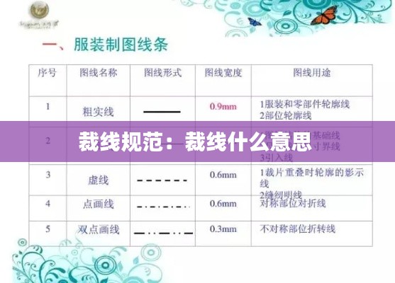 裁线规范：裁线什么意思 