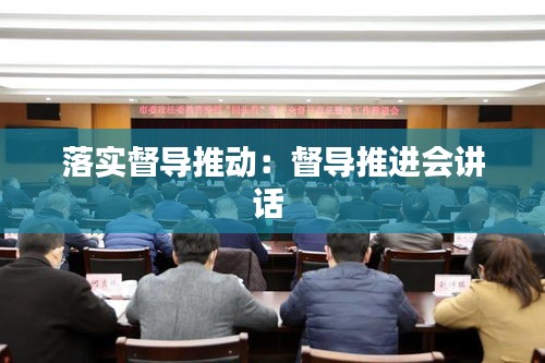 落实督导推动：督导推进会讲话 