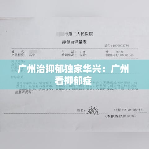 广州治抑郁独家华兴：广州 看抑郁症 