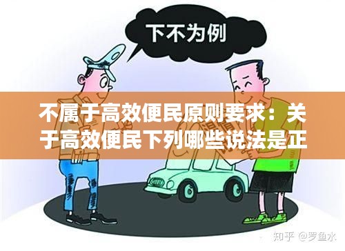 不属于高效便民原则要求：关于高效便民下列哪些说法是正确的 