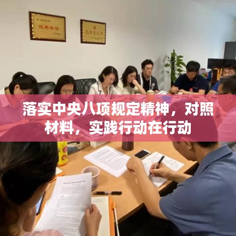 落实中央八项规定精神，对照材料，实践行动在行动