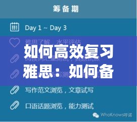 如何高效复习雅思：如何备考 雅思 