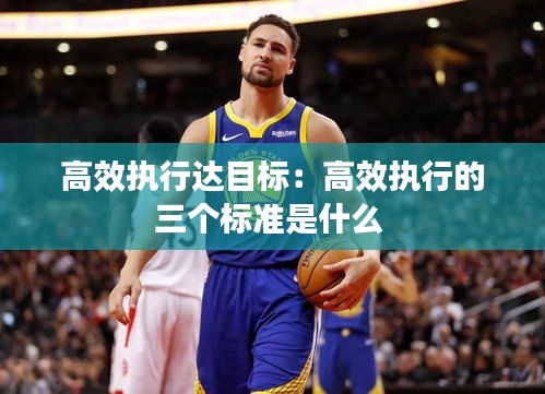 高效执行达目标：高效执行的三个标准是什么 