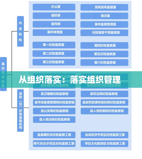从组织落实：落实组织管理 