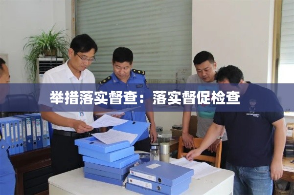 举措落实督查：落实督促检查 