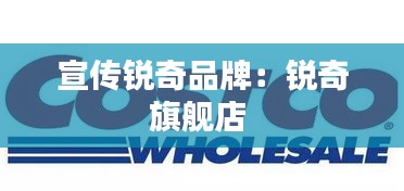 宣传锐奇品牌：锐奇旗舰店 