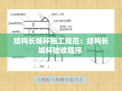 结构长城杯施工规范：结构长城杯验收程序 
