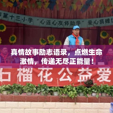 真情故事励志语录，点燃生命激情，传递无尽正能量！