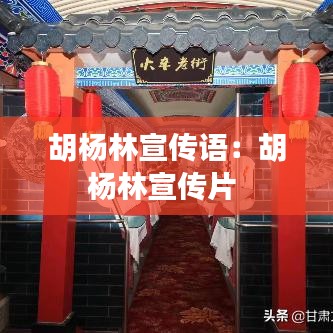胡杨林宣传语：胡杨林宣传片 