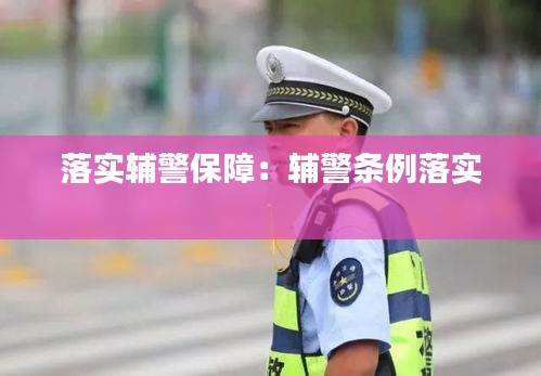 落实辅警保障：辅警条例落实 