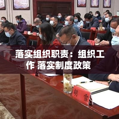 落实组织职责：组织工作 落实制度政策 