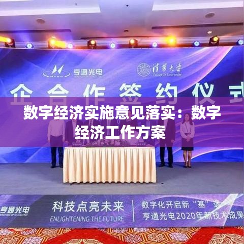 数字经济实施意见落实：数字经济工作方案 