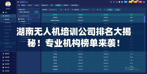 湖南无人机培训公司排名大揭秘！专业机构榜单来袭！