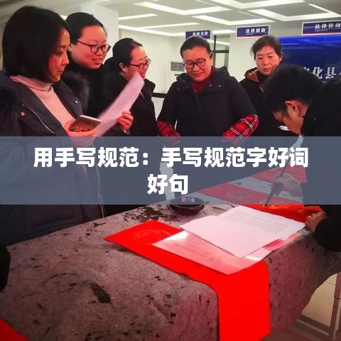 用手写规范：手写规范字好词好句 