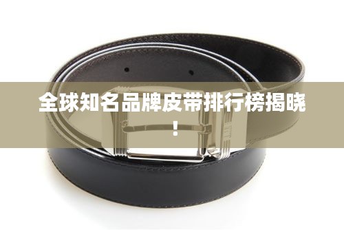 全球知名品牌皮带排行榜揭晓！
