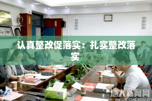 认真整改促落实：扎实整改落实 