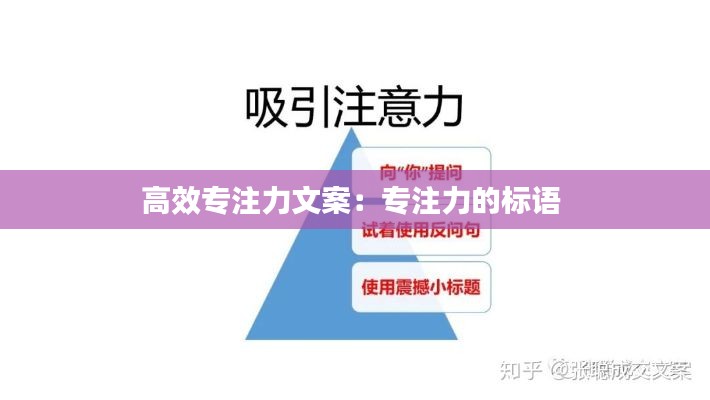 高效专注力文案：专注力的标语 