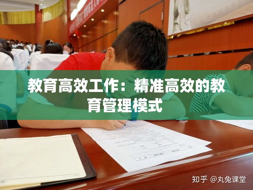 教育高效工作：精准高效的教育管理模式 