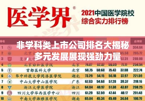 非学科类上市公司排名大揭秘，多元发展展现强劲力量