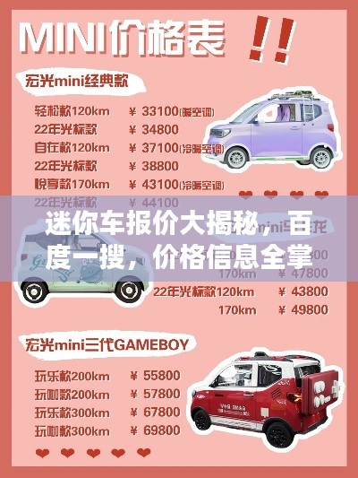 迷你车报价大揭秘，百度一搜，价格信息全掌握