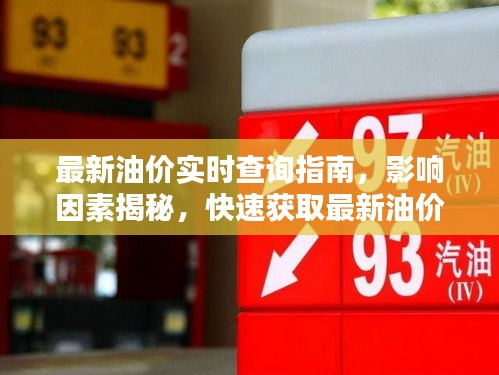 最新油价实时查询指南，影响因素揭秘，快速获取最新油价信息