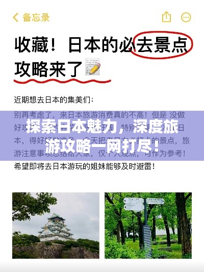 探索日本魅力，深度旅游攻略一网打尽！