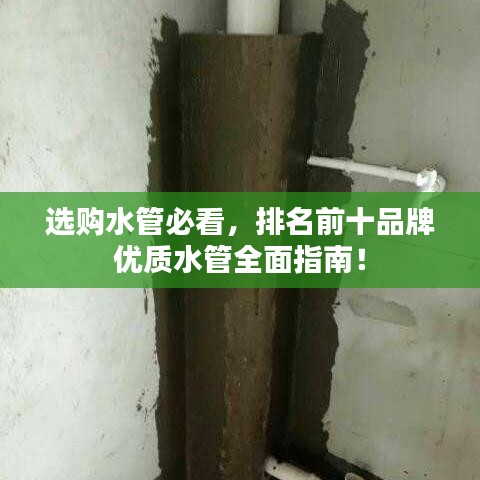 选购水管必看，排名前十品牌优质水管全面指南！