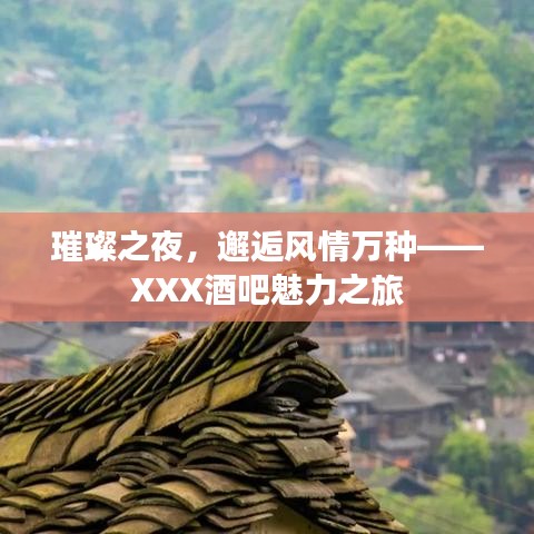 璀璨之夜，邂逅风情万种——XXX酒吧魅力之旅