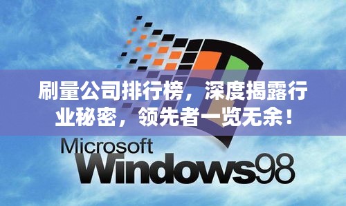 刷量公司排行榜，深度揭露行业秘密，领先者一览无余！