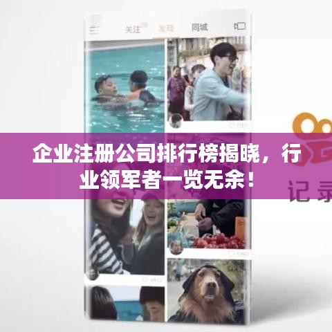 企业注册公司排行榜揭晓，行业领军者一览无余！