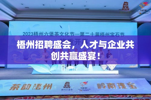 梧州招聘盛会，人才与企业共创共赢盛宴！