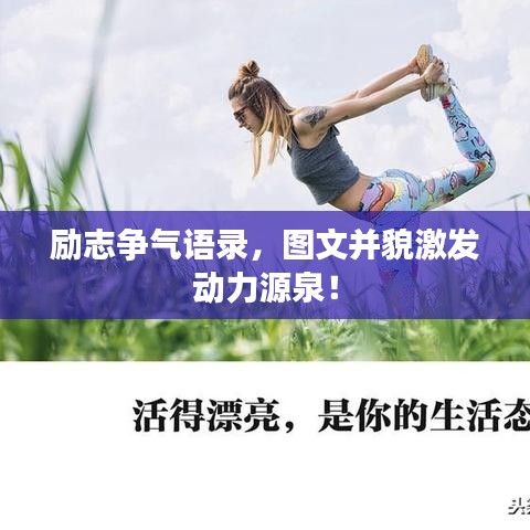 励志争气语录，图文并貌激发动力源泉！