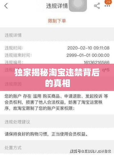 独家揭秘淘宝违禁背后的真相