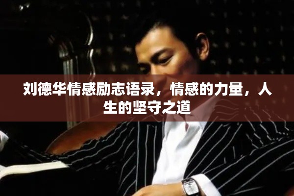 刘德华情感励志语录，情感的力量，人生的坚守之道